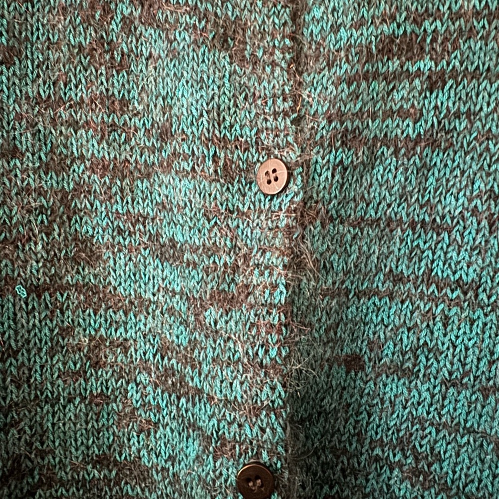 Eileen Fisher Deep Teal Cardigan - Picture 2 of 4